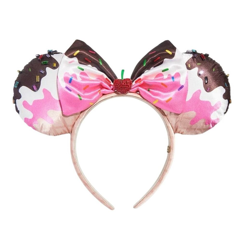 Baublebar Disney Minnie Mouse Ice Cream Ears Headband- NWT